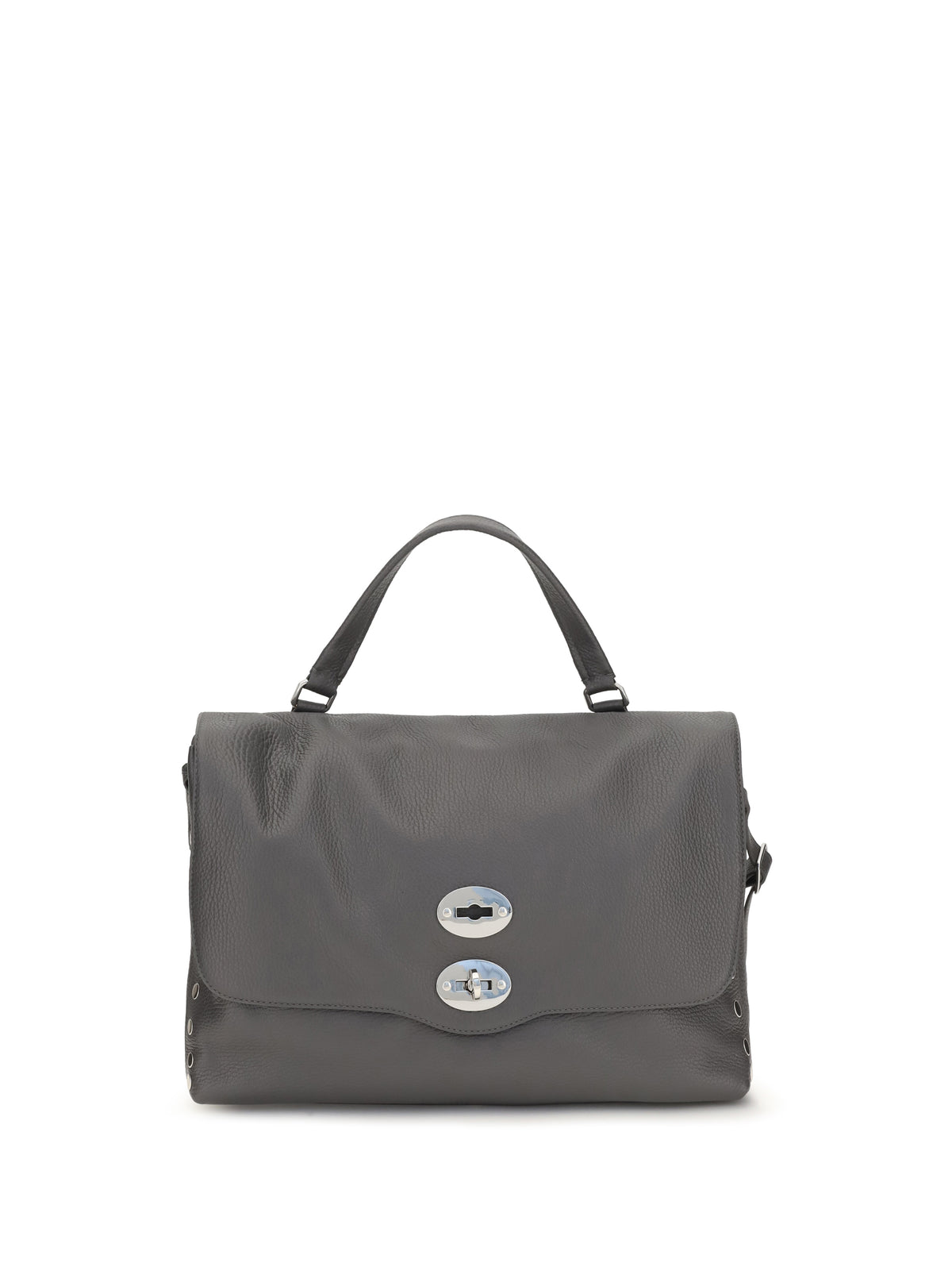 Zanellato Medium Postina Daily Handbag - Grey Vulcano