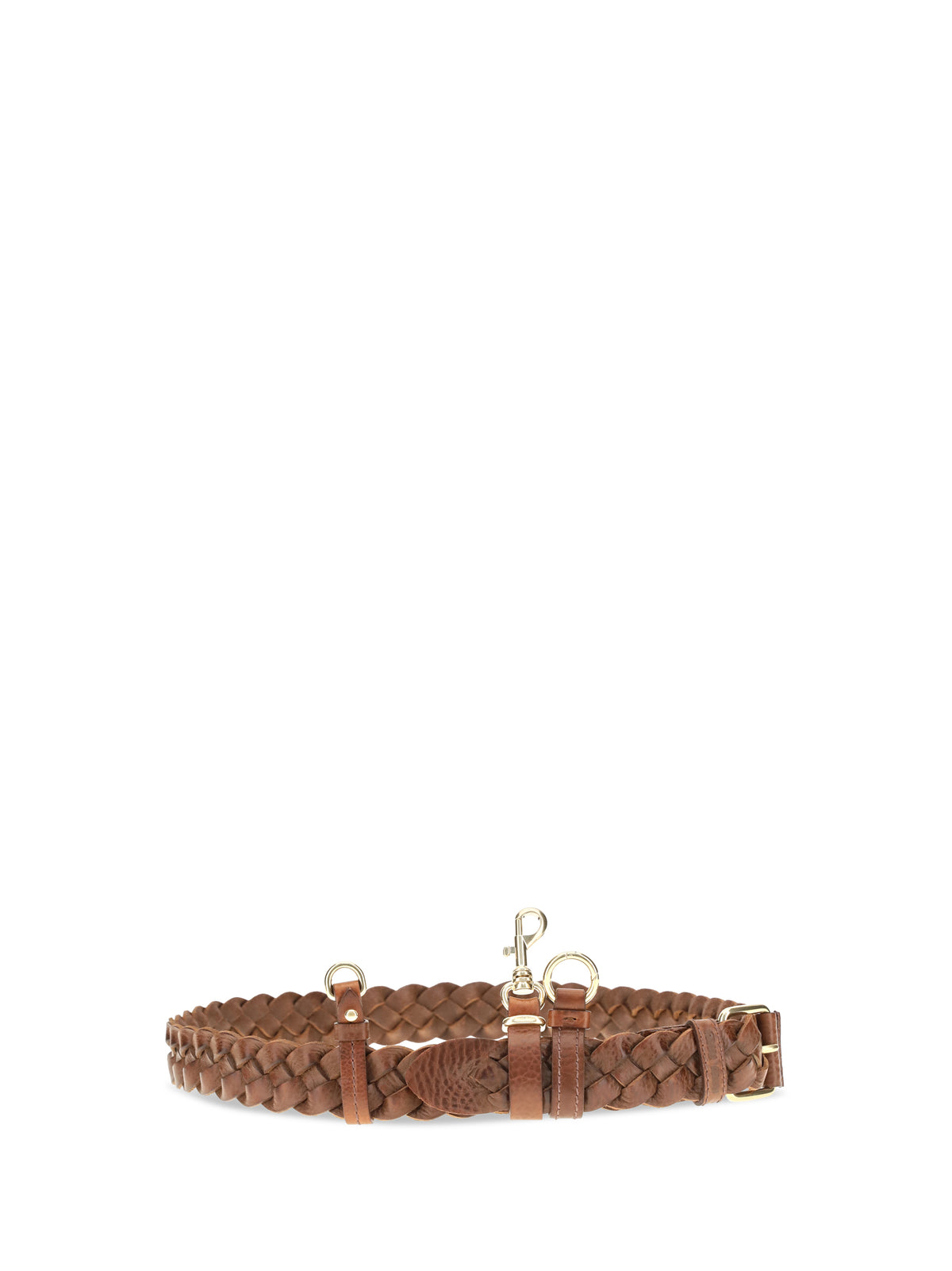 Miu Miu Woven leather Belt - Tobacco