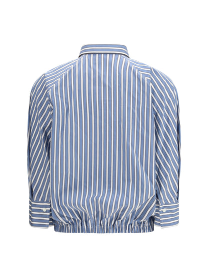BRUNELLO CUCINELLI Shadow stripe poplin Shirt