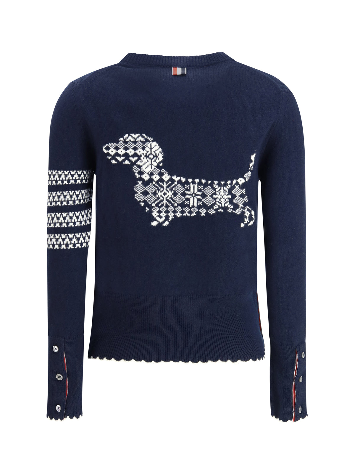Thom Browne Holiday Hector Sweater - Navy