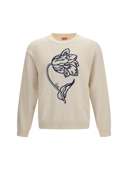 KENZO Kenzo Tulip wool and cotton Sweater