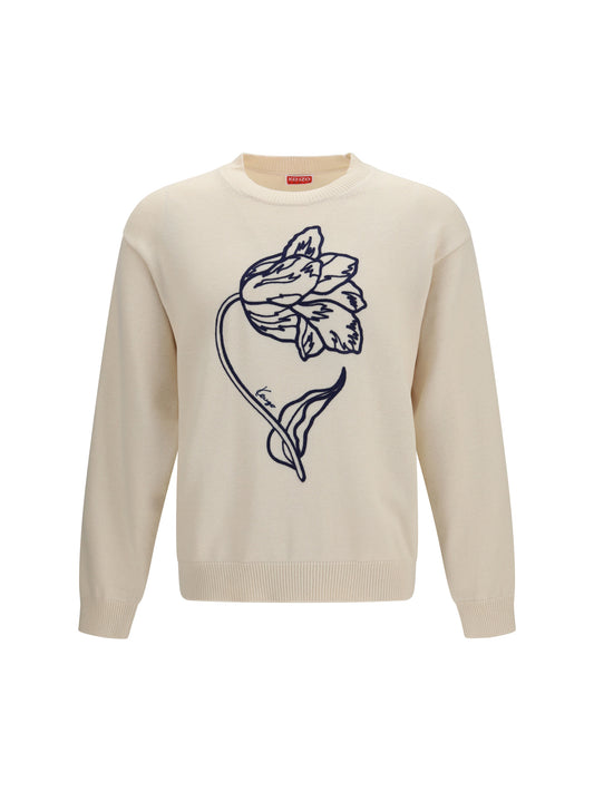 KENZO Kenzo Tulip wool and cotton Sweater