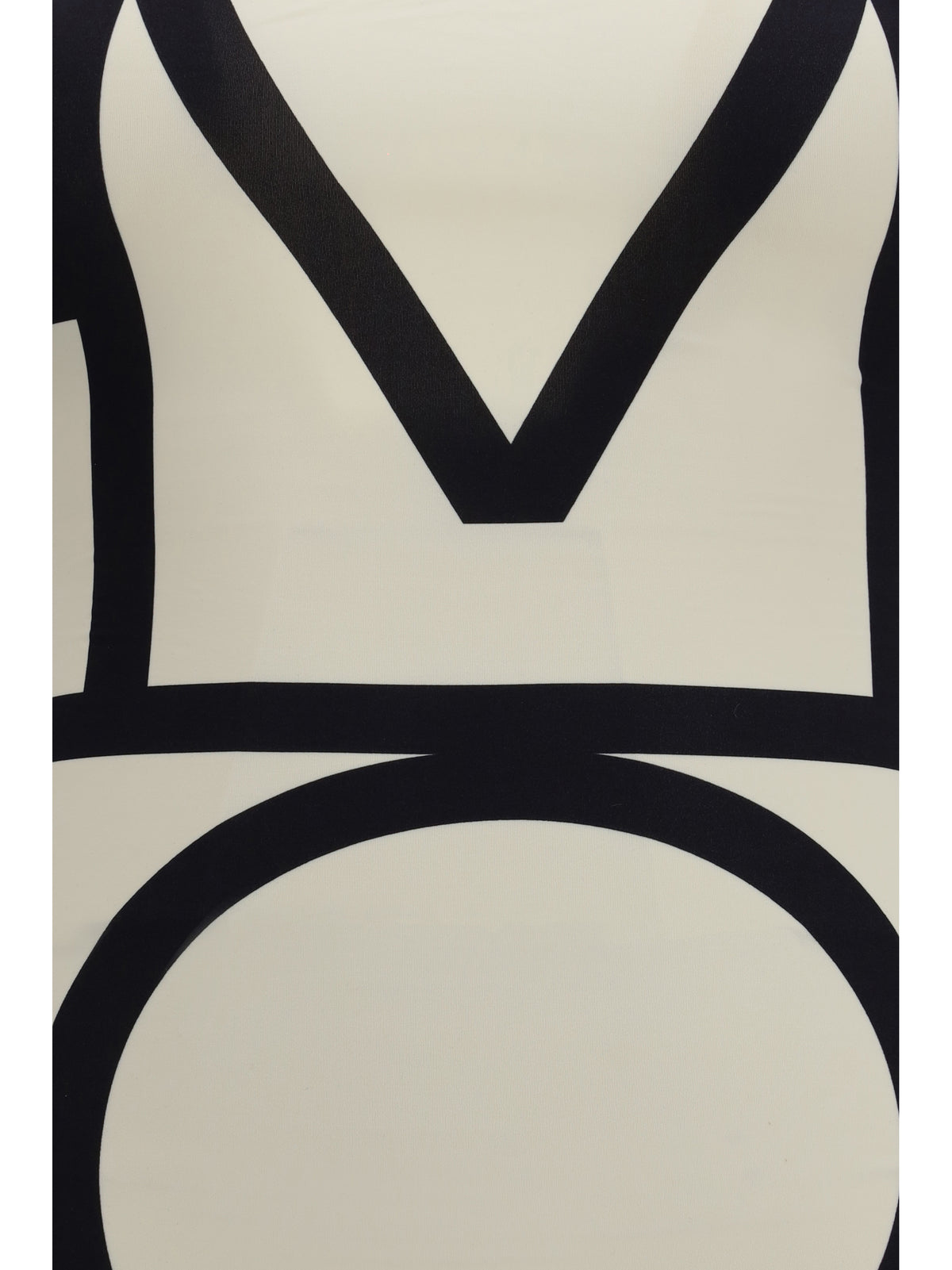 Toteme Monogram one-piece Swimsuit - Tofu