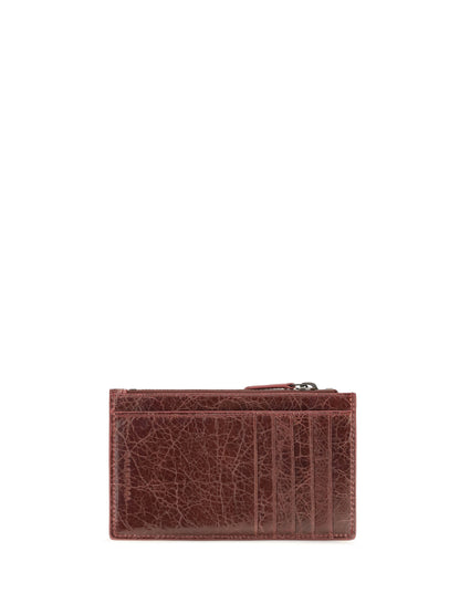 Balenciaga Le City long Card Holder - Berry Red