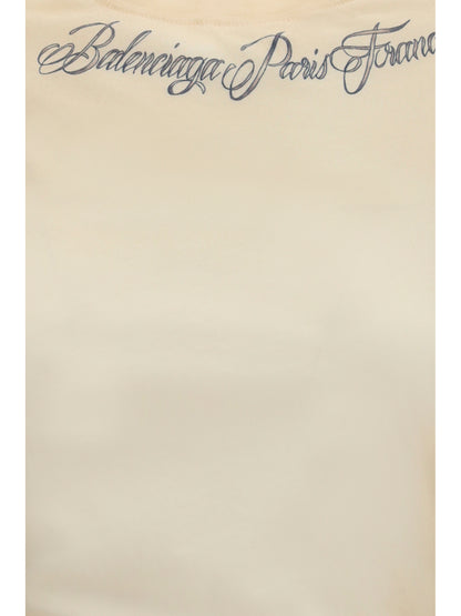 Balenciaga Cotton T-shirt - Ivory