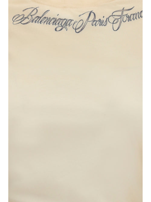Balenciaga Cotton T-shirt - Ivory
