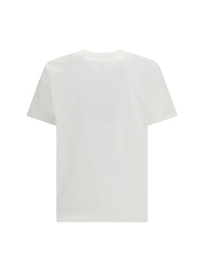 BALMAIN Balmain letter flock T-shirt