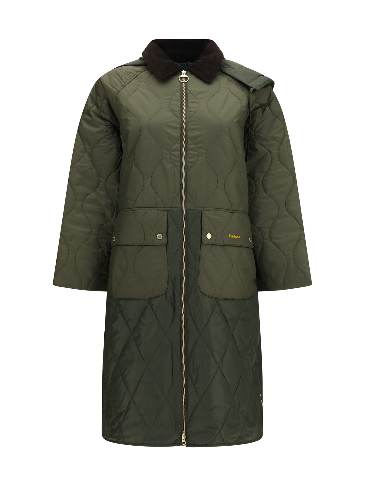Barbour Osbourne Quilted Jacket - Olive/Fern/Mixed Tartan