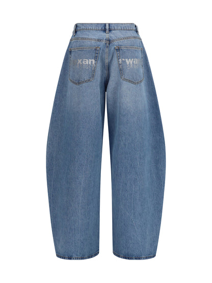 Alexander Wang Crystal balloon Jeans - Vintage Light Indigo