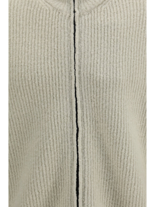 C.P. Company Felted bouclé yarn Cardigan - Silver Birch