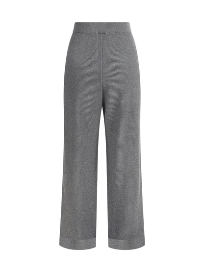 BRUNELLO CUCINELLI Ribbed lurex Pants