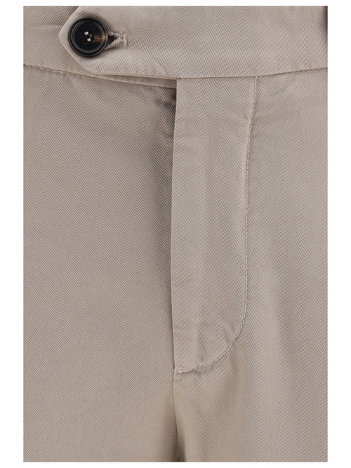Brunello Cucinelli Dyed cotton Pants - Marble