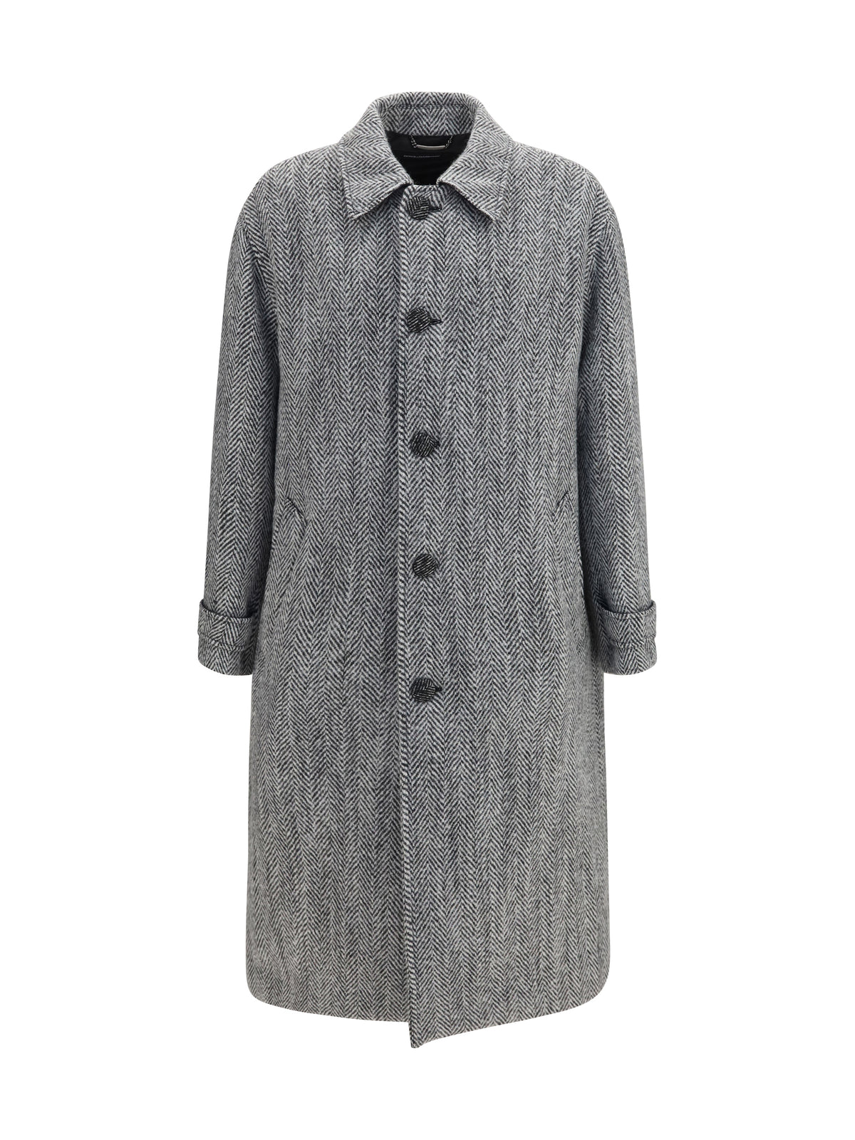 Dolce & Gabbana Chevron wool-blend single-breasted Coat - Tess.Accoppiato-Doub