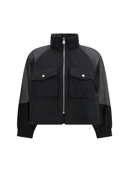 PINKO Beth Jacket with transparent inserts