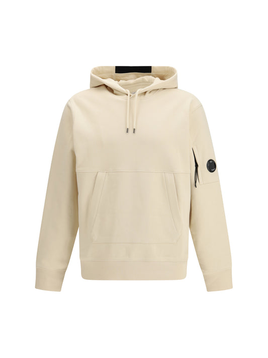 C.P. COMPANY Diagonal Raised Fleece hooded Sweatshirt