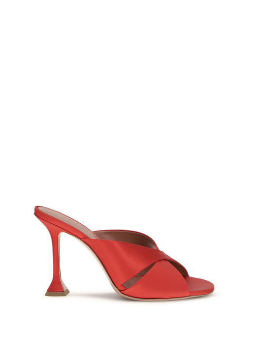 AMINA MUADDI Salma satin Sandals