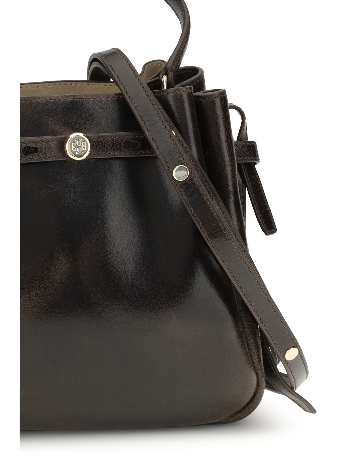 Tory Burch Romy Bucket Bag - Dark Brown