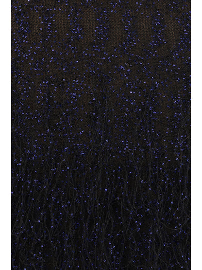 GIORGIO ARMANI Long sequin-knit Dress