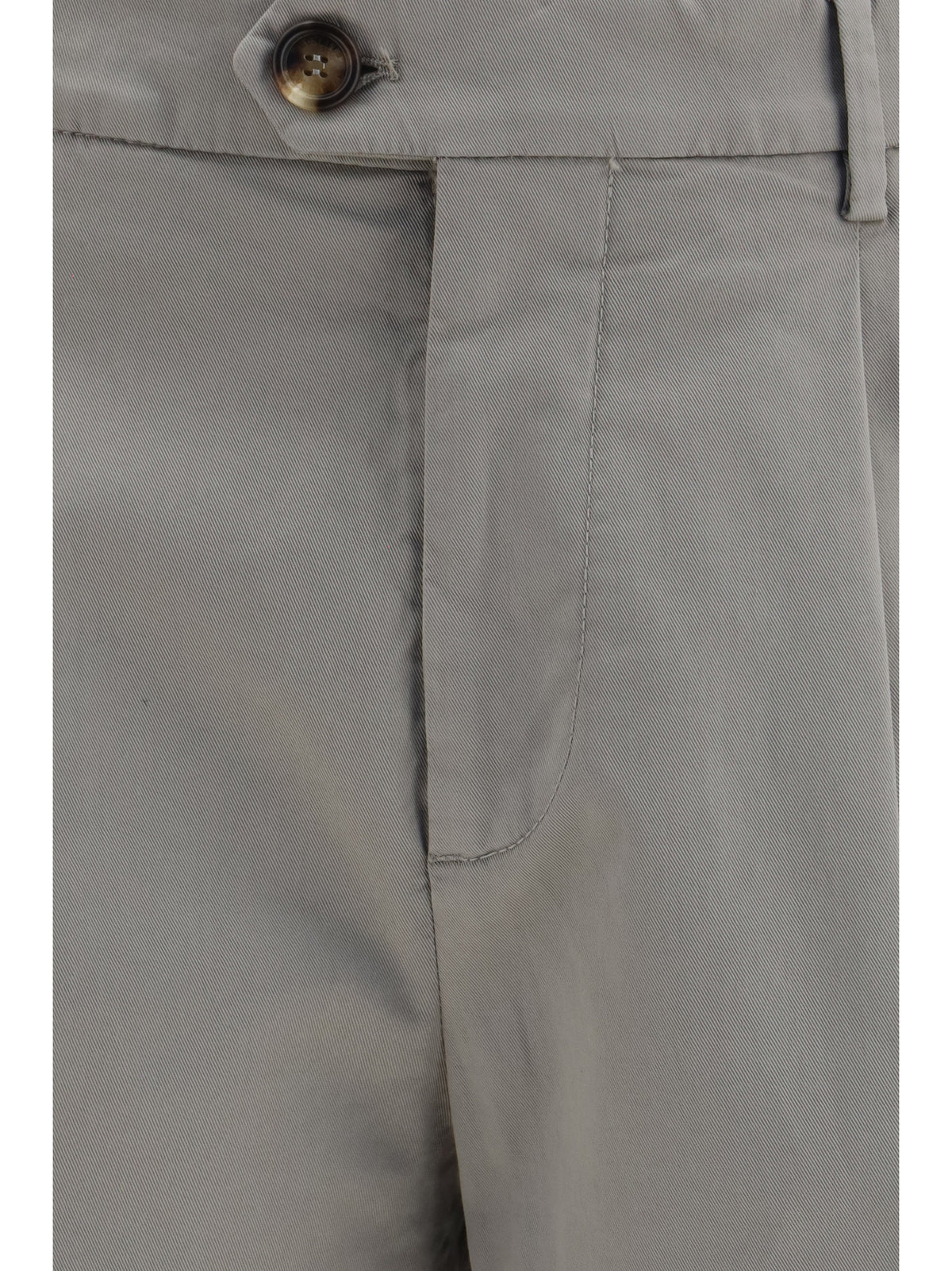 Brunello Cucinelli Cotton blend chino Pants - Kaky