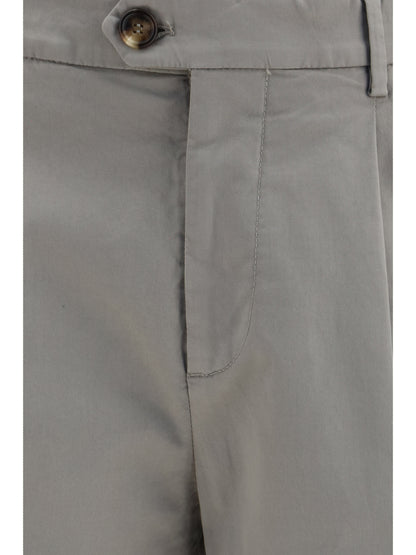 Brunello Cucinelli Cotton blend chino Pants - Kaky