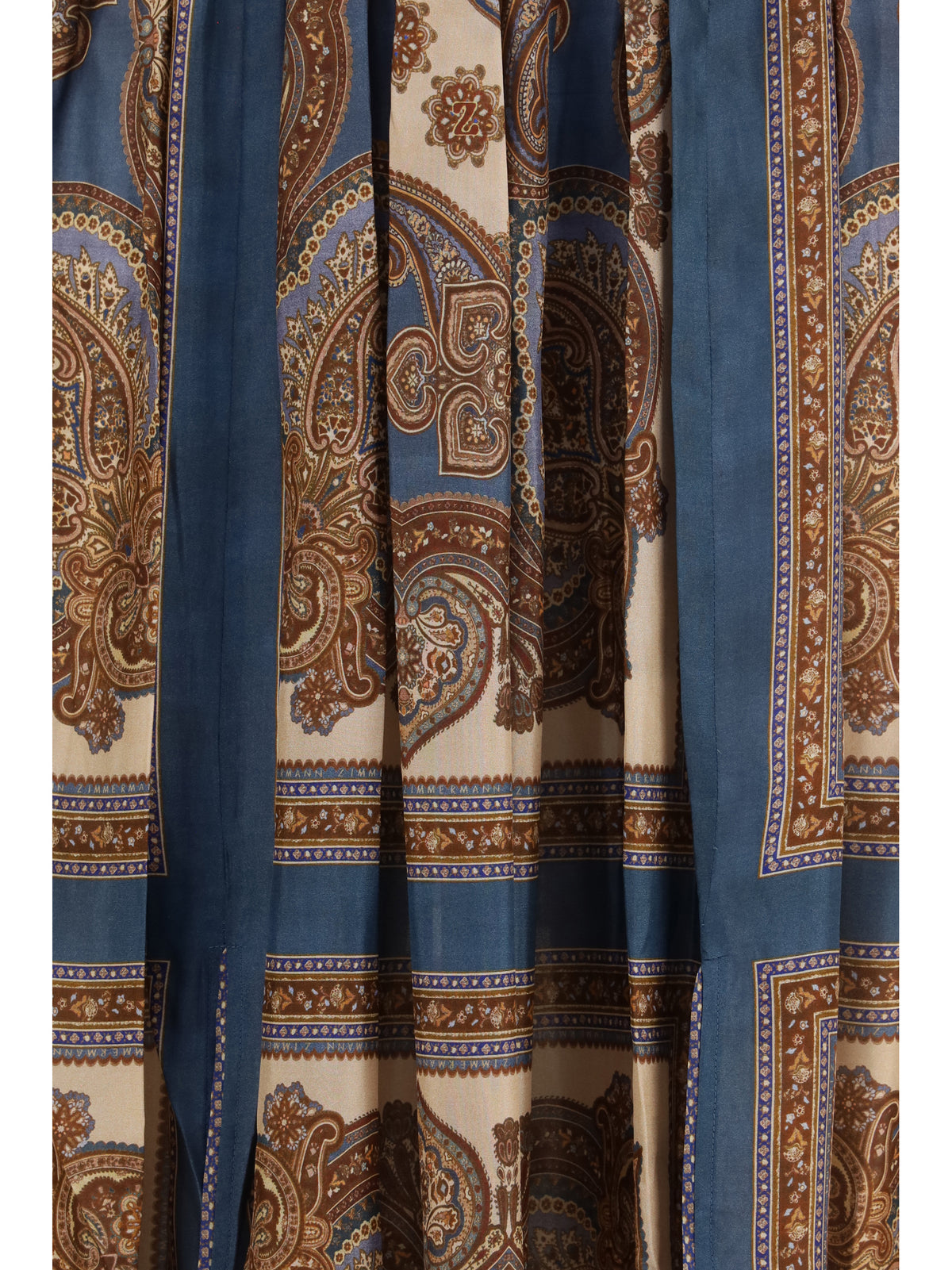 Zimmermann Mahon long Dress - Dark Blue Paisley