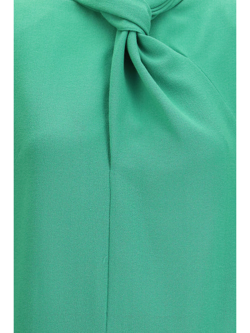 Valentino Wool Dress with knotted neck - Amazone