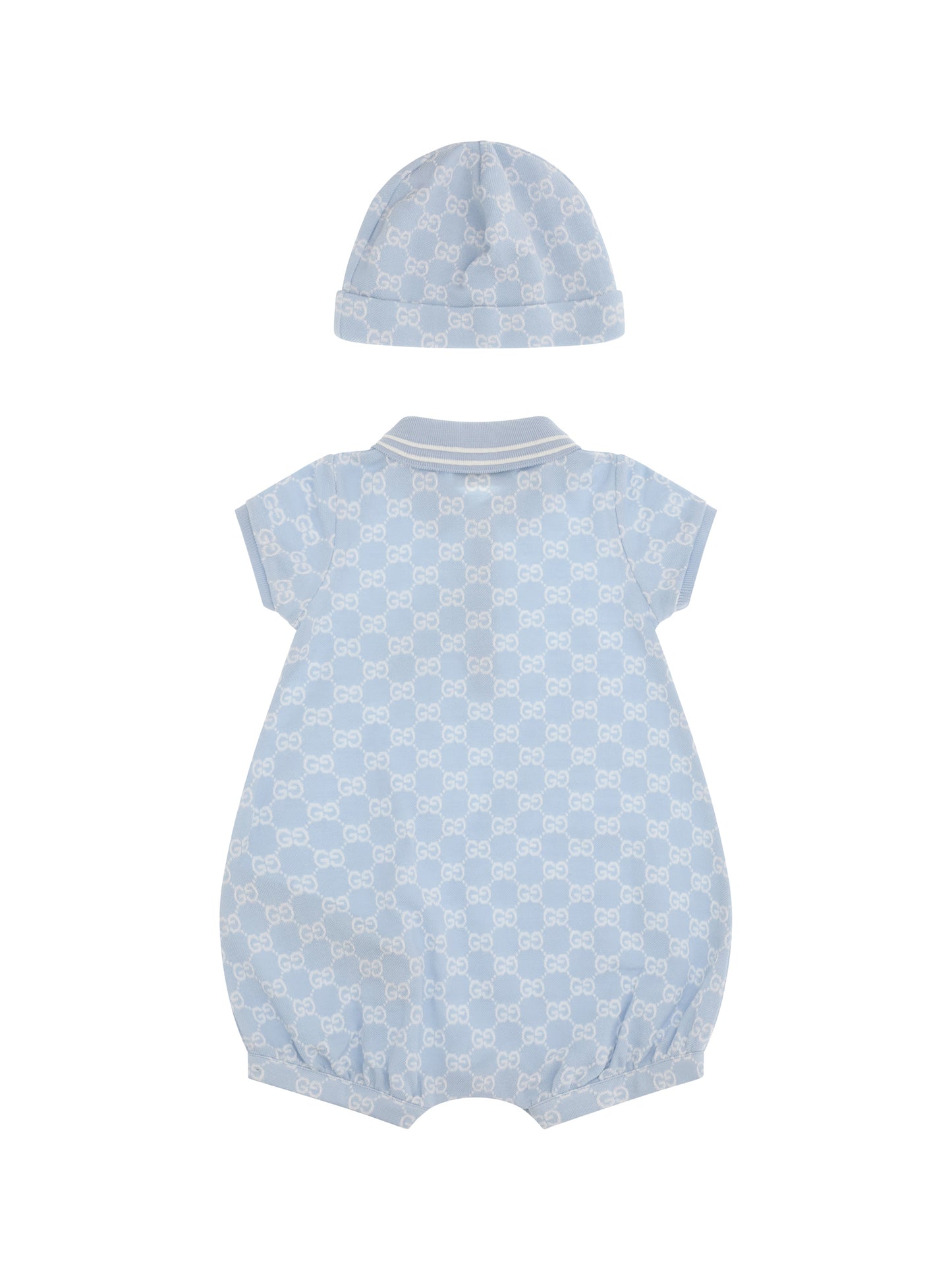 GUCCI Baby GG cotton two-piece gift Set