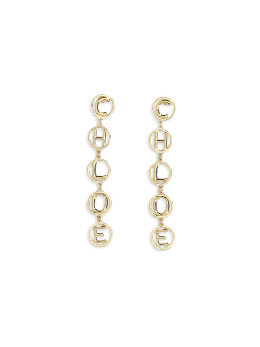 CHLOÉ Script drop Earrings
