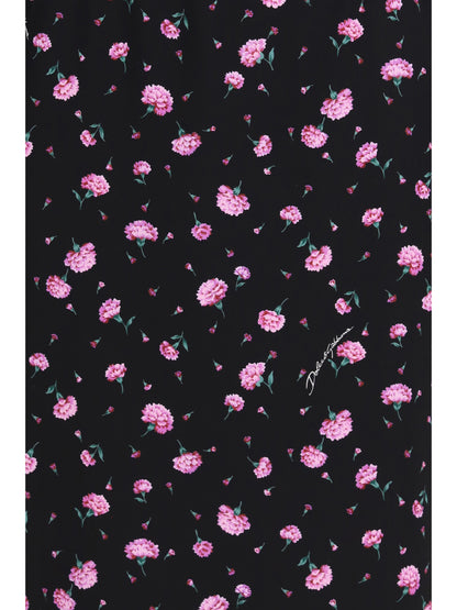 DOLCE & GABBANA Flowers print sheath Dress