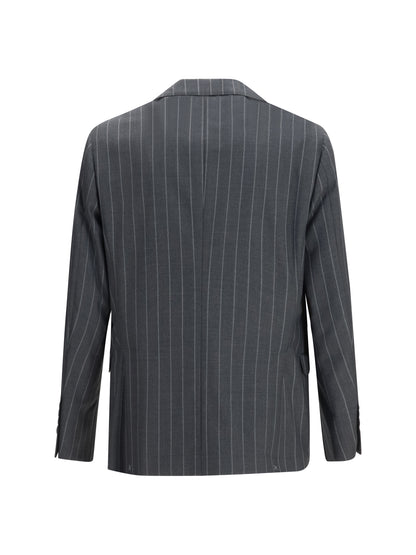BRUNELLO CUCINELLI Wide pinstripe batavia Jacket