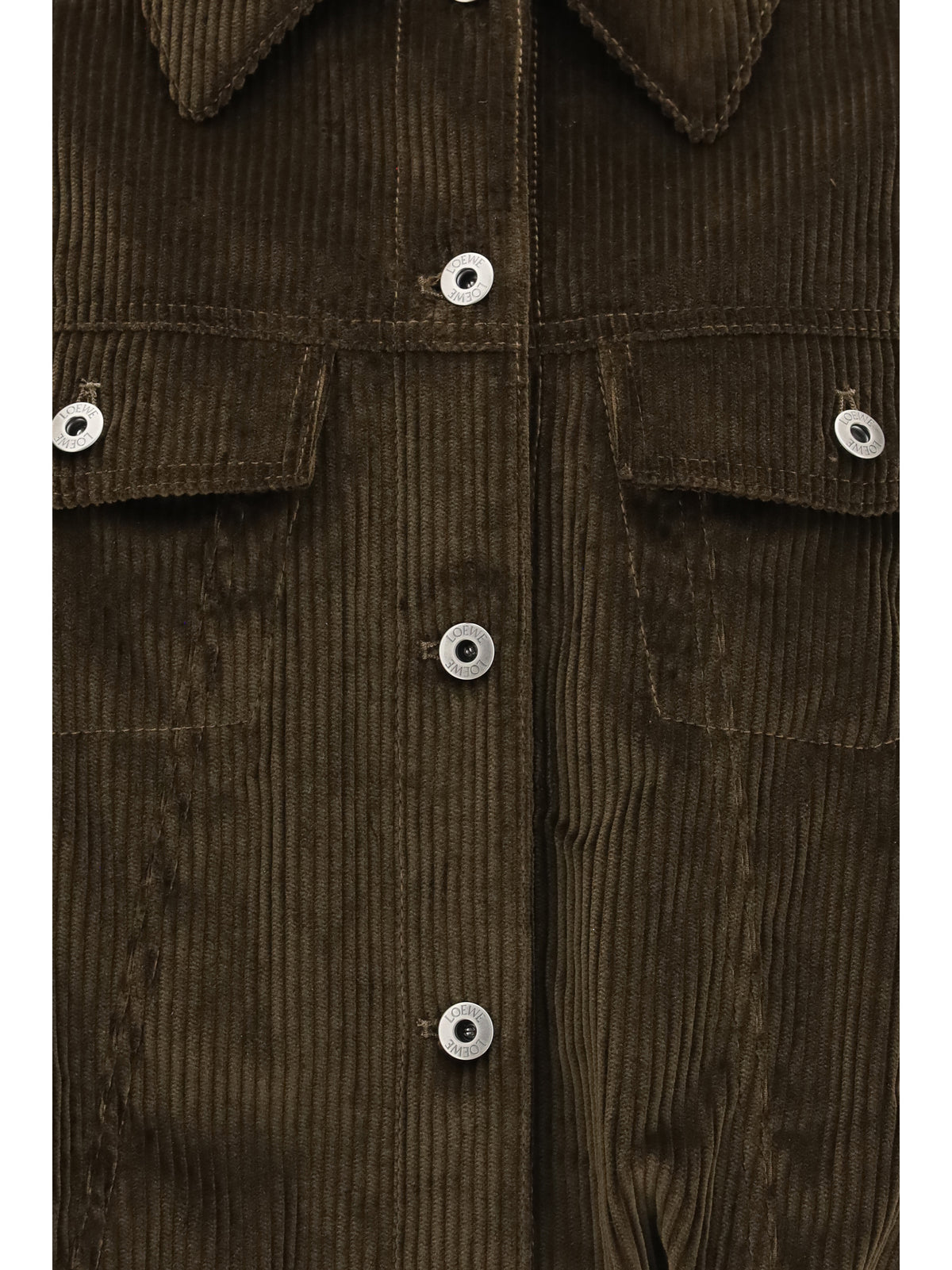 Loewe Cotton corduroy Jacket - Brown