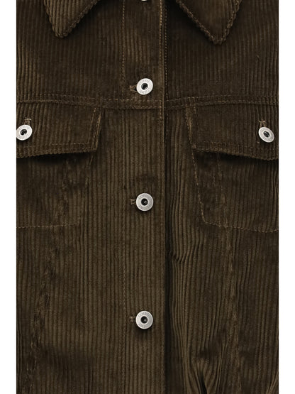Loewe Cotton corduroy Jacket - Brown