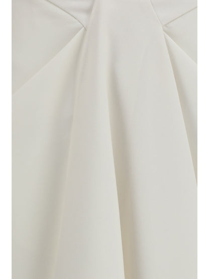 GIVENCHY Long draped wool and mohair Skirt