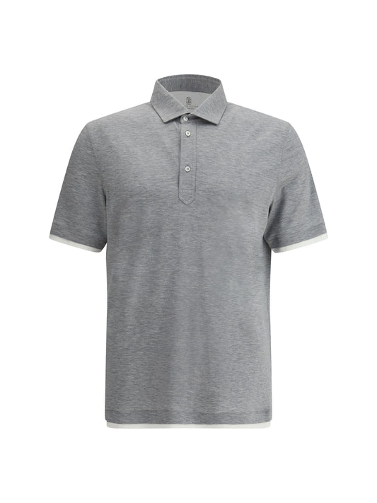 BRUNELLO CUCINELLI Silk Polo Shirt