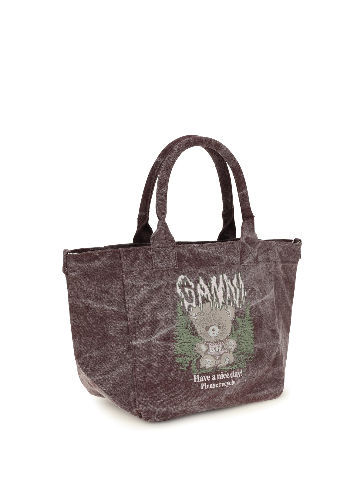 Ganni Small Teddy Tote Bag - Port Royale