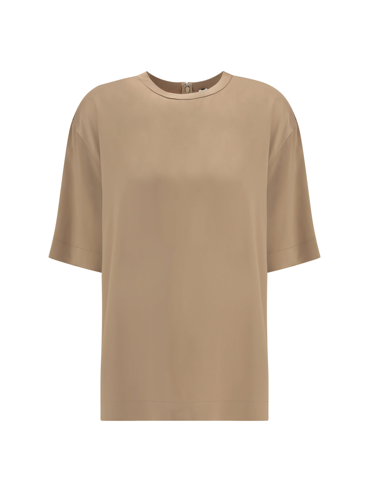 Toteme Satin T-shirt - Latte