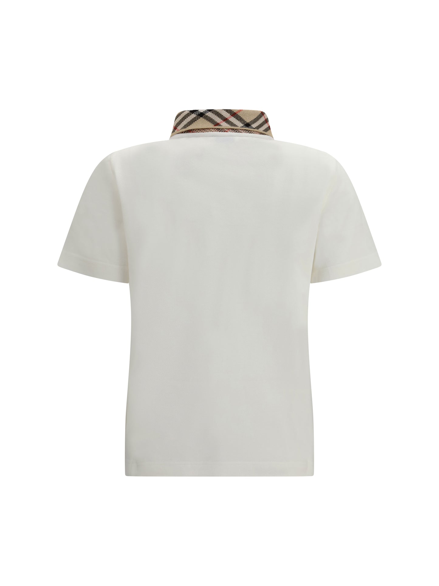 BURBERRY Check cotton Polo Shirt