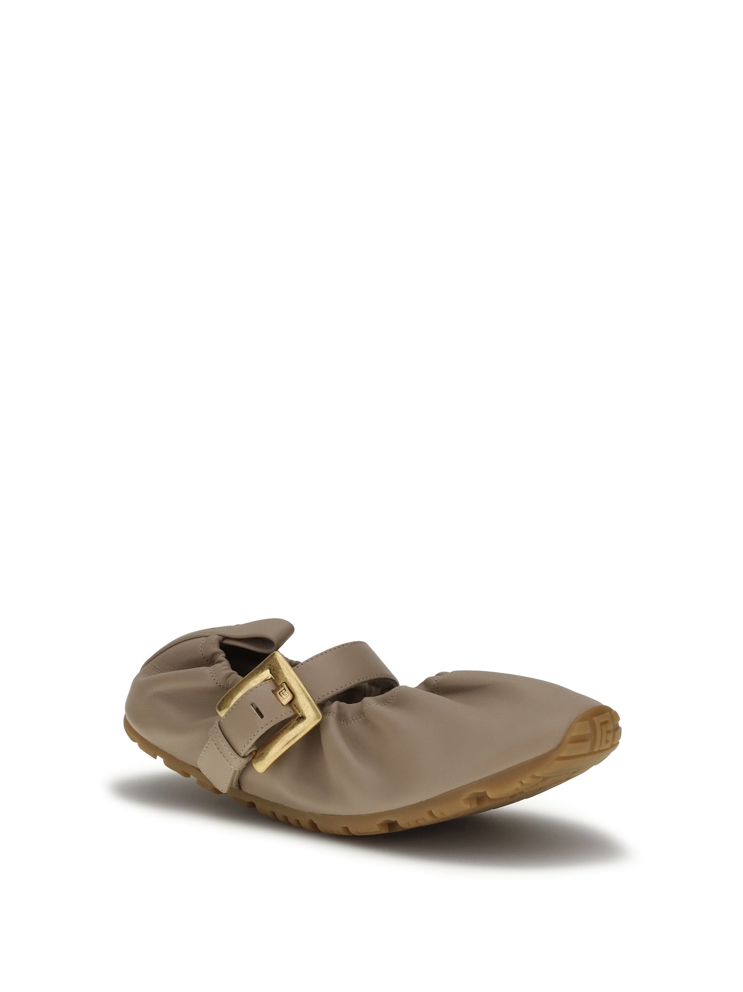 BALMAIN Buckle strap Ballerinas