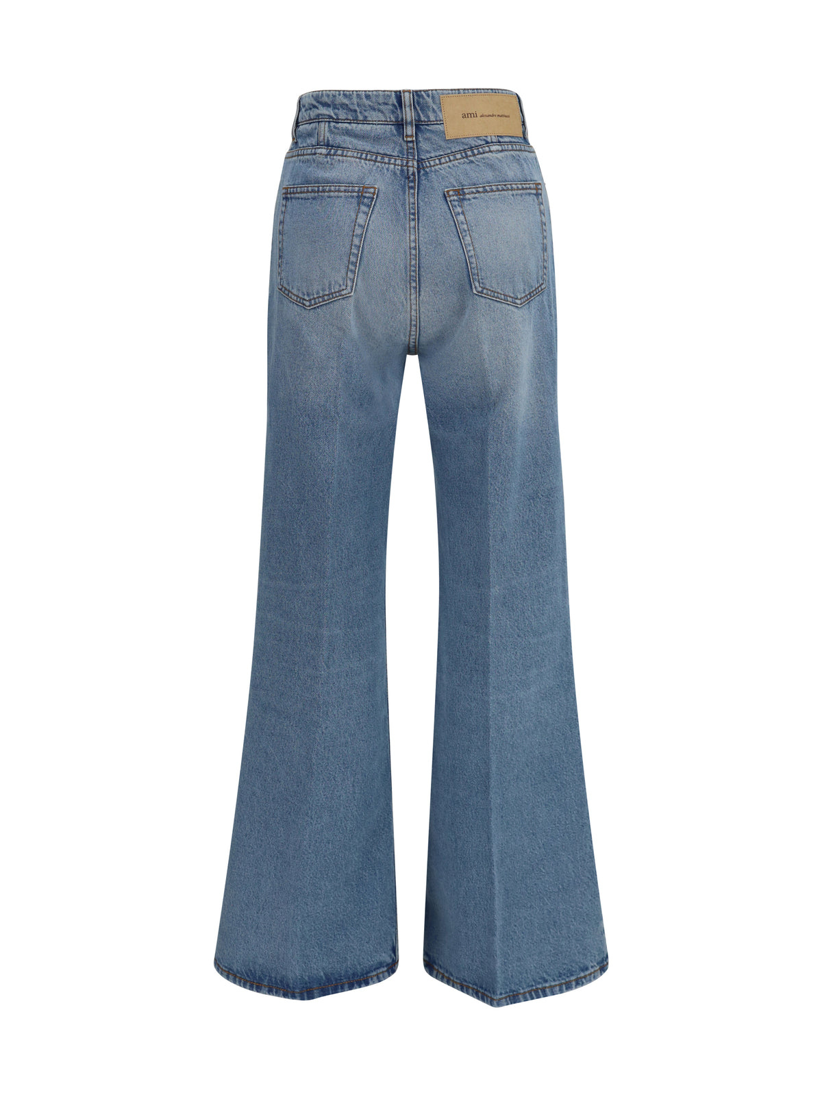 Ami Paris Flared Jeans - Bleu Used