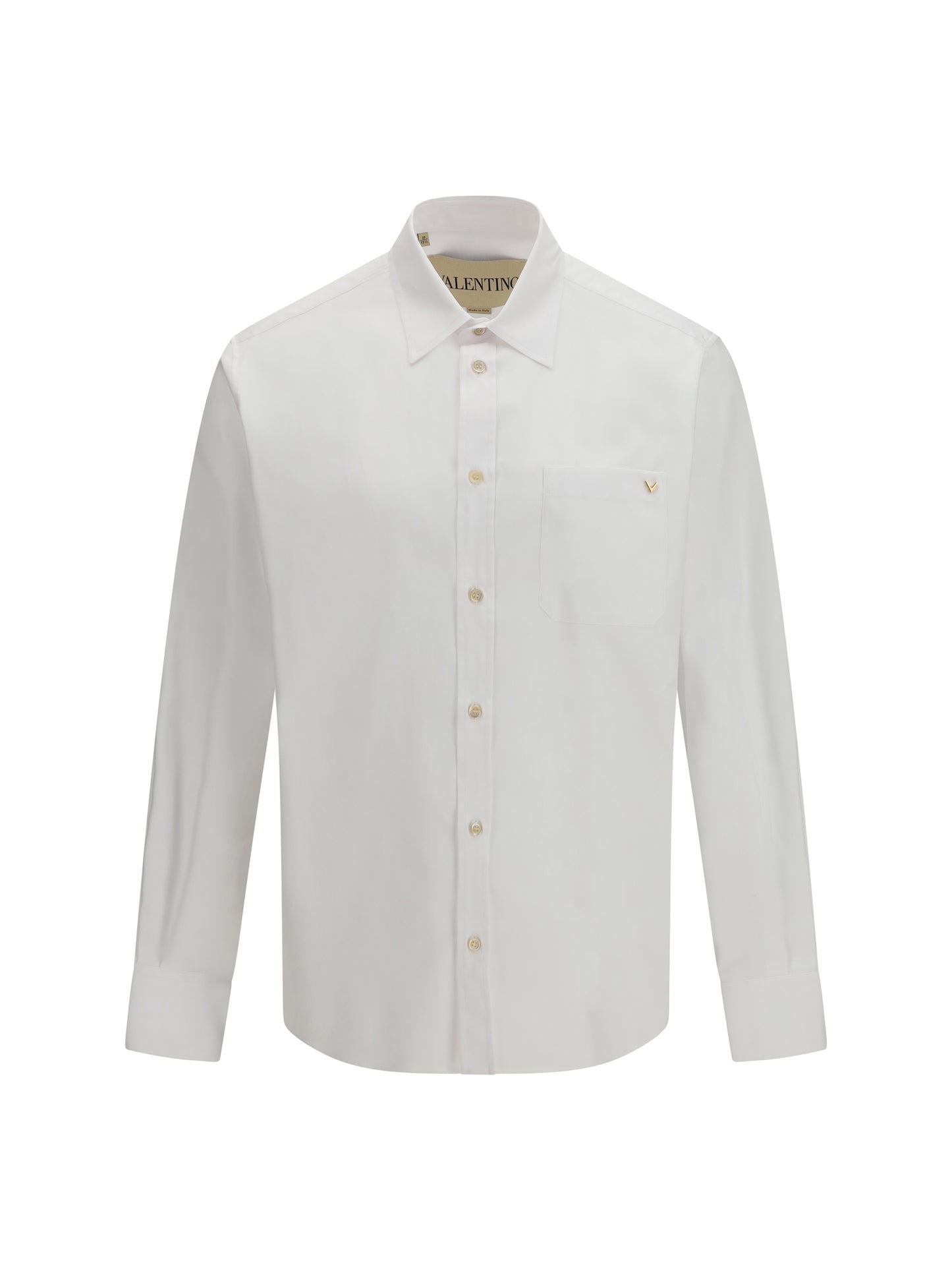 VALENTINO Light cotton oxford Shirt with VGold
