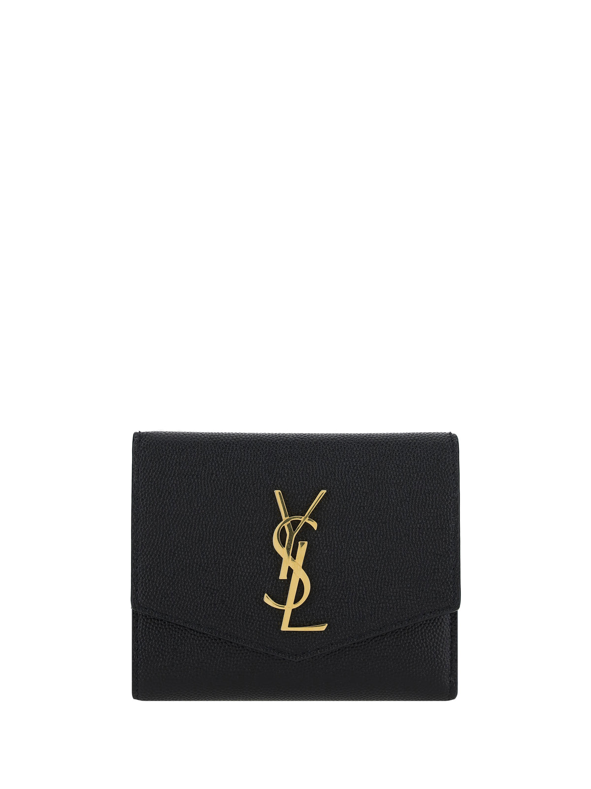Saint Laurent Cassandre leather Wallet - Black
