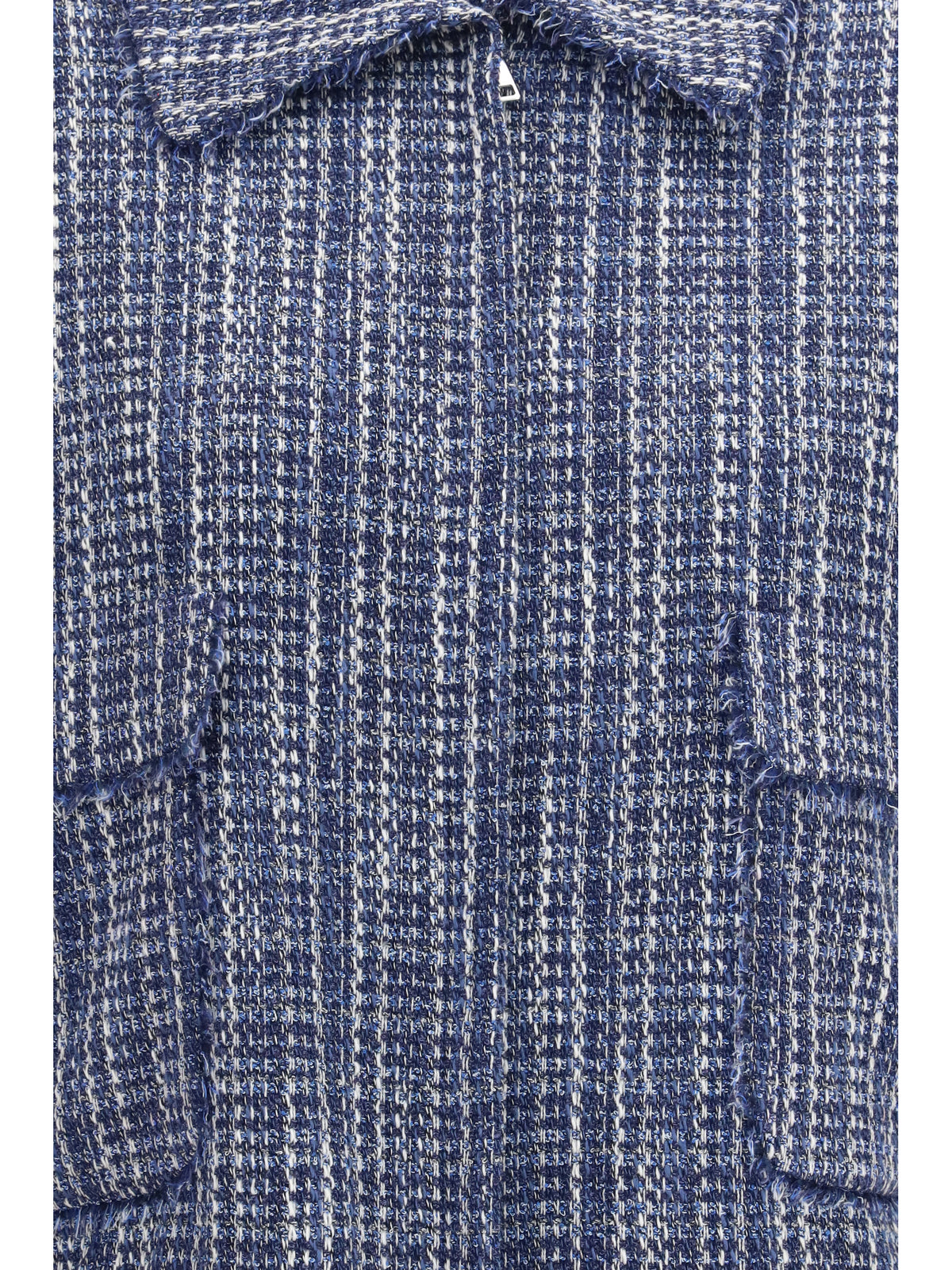 Kiton Tweed Jacket - Blue