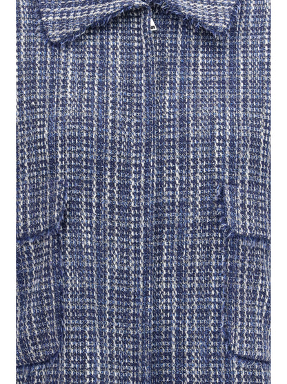 Kiton Tweed Jacket - Blue