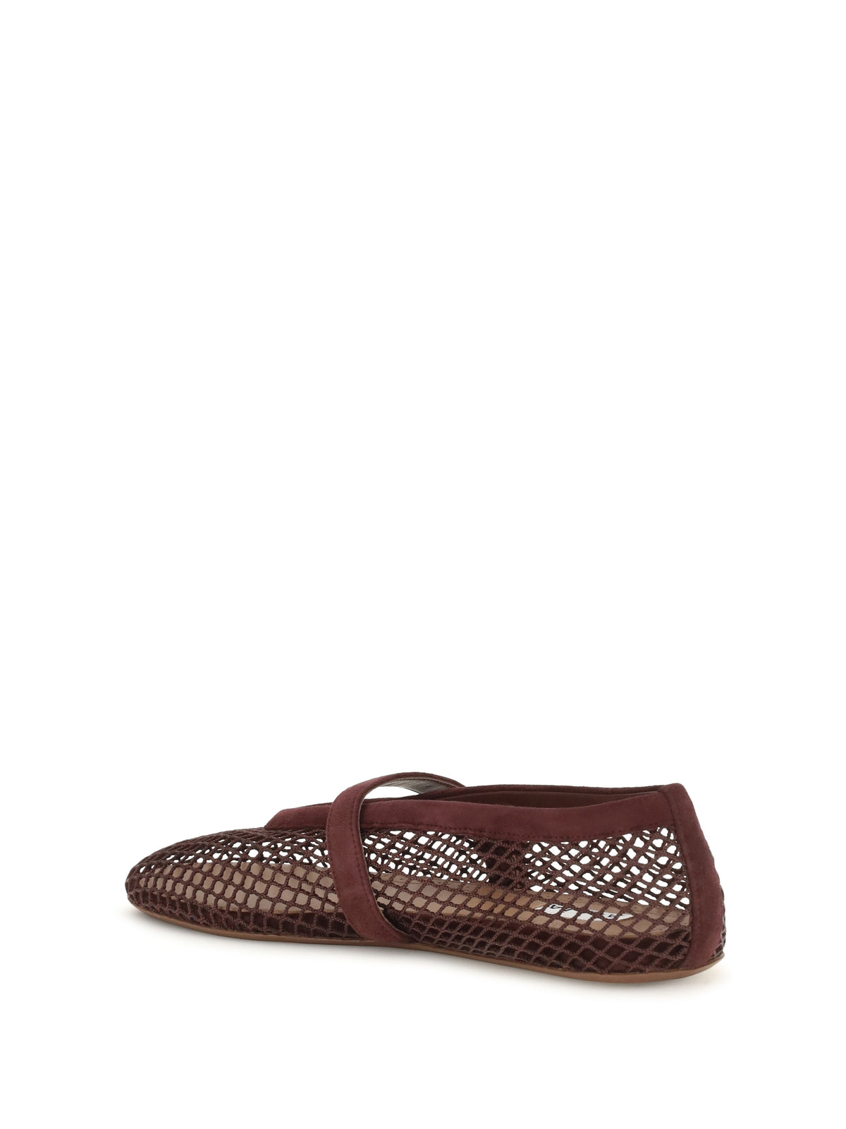 AlaïA Mesh Ballerinas - Rouge Grenat