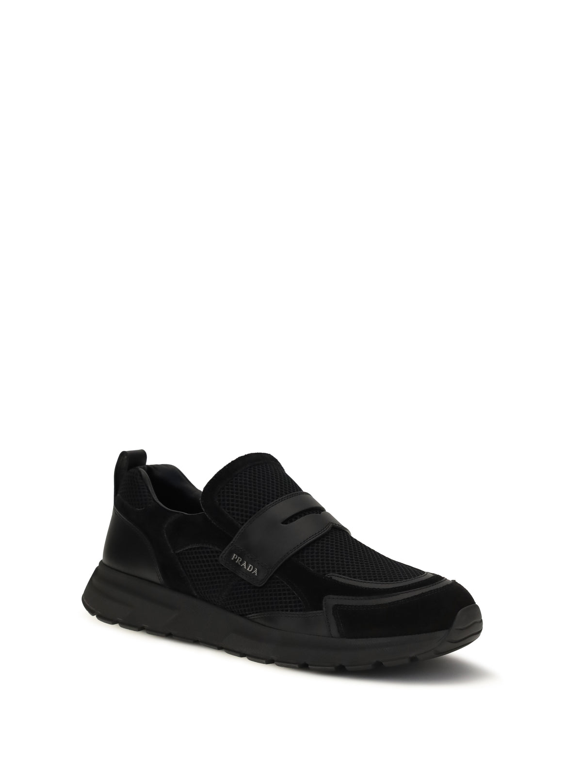Prada Sport mesh Loafers - Black