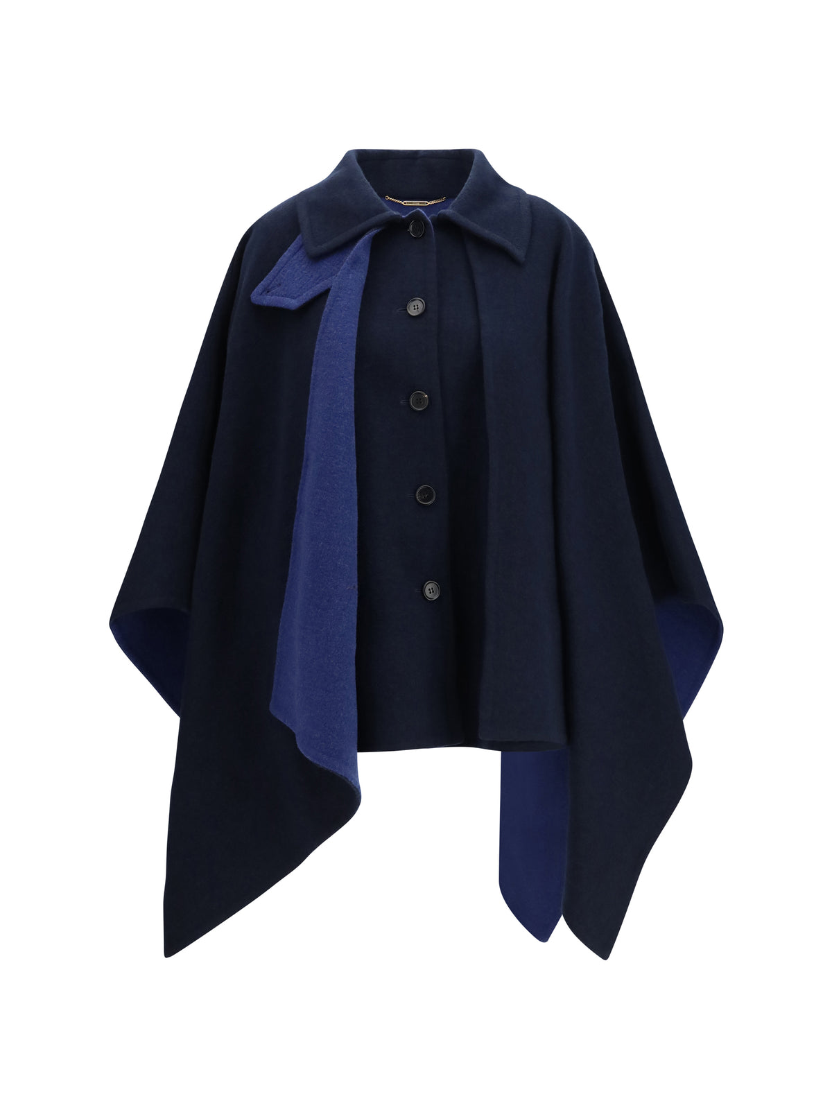 Chloé Virgin wool Cape - Evening Blue