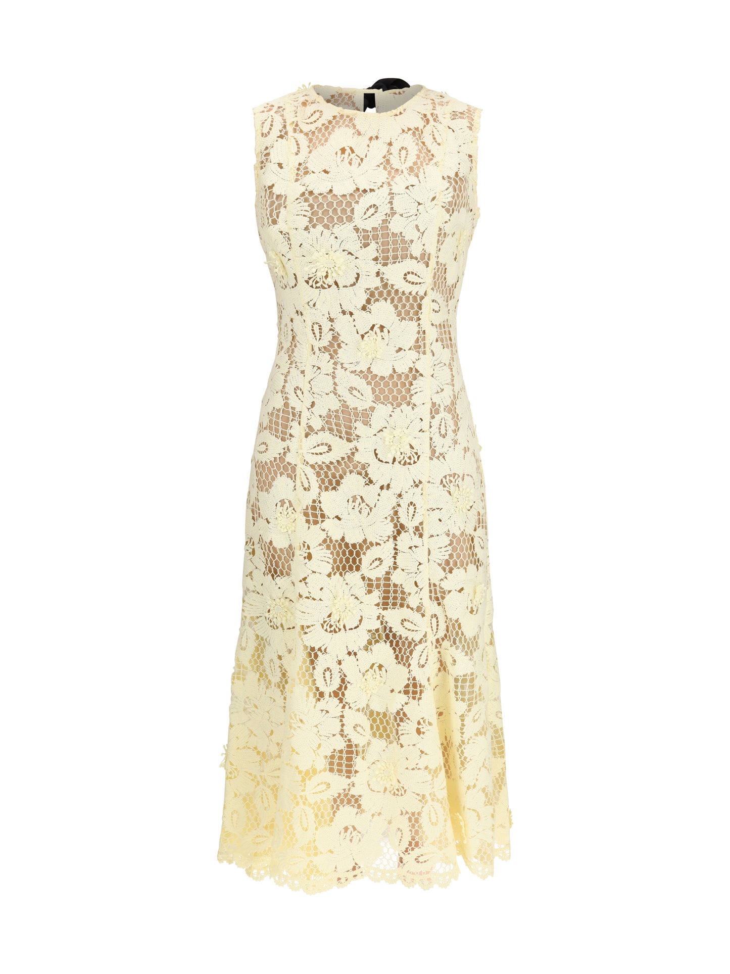 SELF-PORTRAIT Crochet lace midi Dress