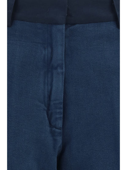 Forte_forte Chino Pants in cotton - Notte