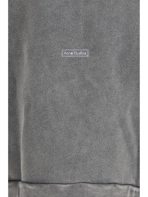 Acne Studios Patch and logo Sweatshirt - Faded Black
