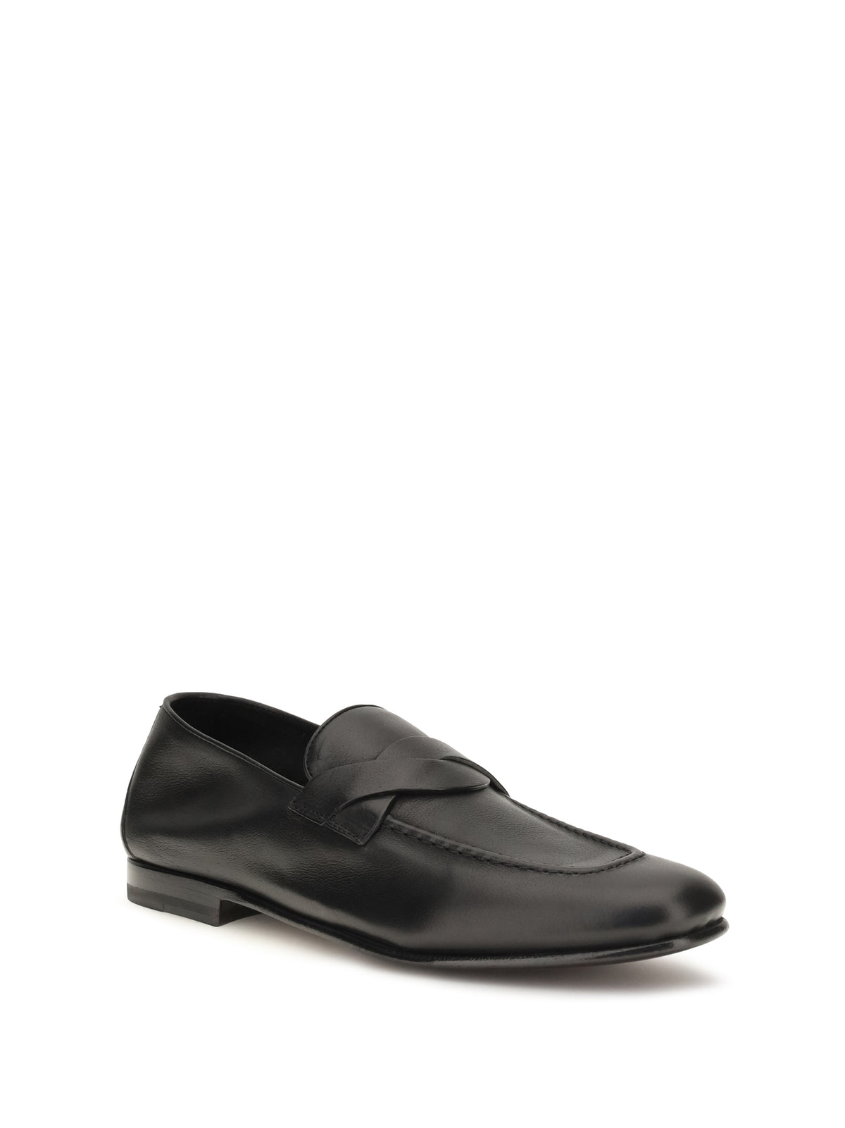 Tom Ford Gigi Loafers with woven strap - Black